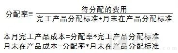 生产成本的核算与分派那些事~