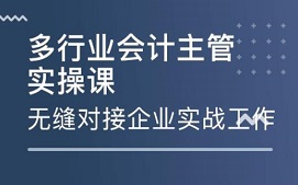 东莞南城区全盘真账会计实操培训班