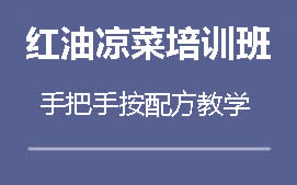 长沙天心区红油凉菜培训班