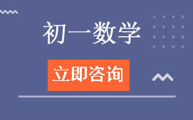 西安雁塔区初一数学补习班