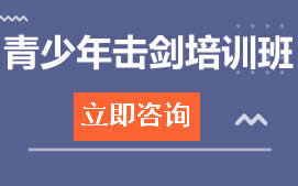 青岛城阳区青少年击剑培训班