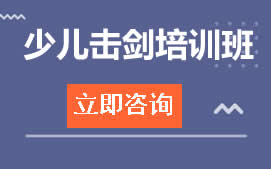 武汉江岸区少儿击剑培训班