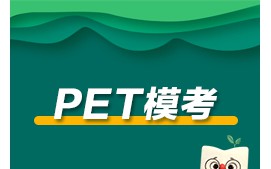 温州龙湾区PET模考培训班