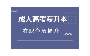 广州天河区成人高考专升本培训班哪里有