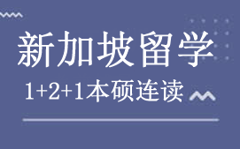 广州天河区新加坡留学本硕连读