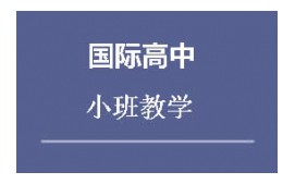 上海长宁区国际高中培训班