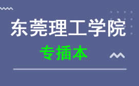 东莞理工学院普通专升本专插本专业招生