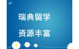 西安未央区瑞典留学申请