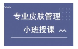 深圳寶安西鄉皮膚管理培训班