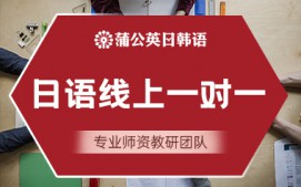 东莞南城区日语线上网课一对一