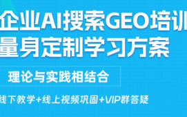 武汉江汉区企业AI搜索GEO培训班