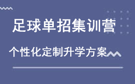 成都足球单招集训